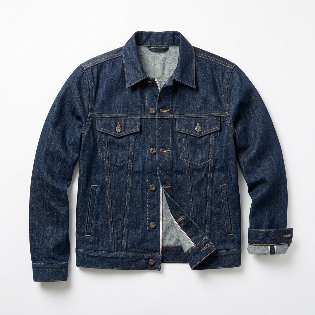 Jaket Denim Uniqlo Premium