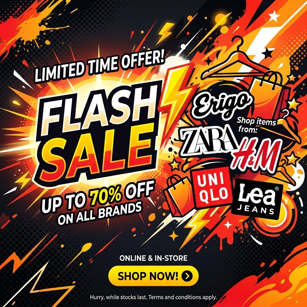 Flash Sale Akhir Pekan